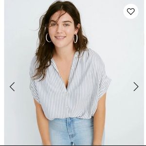 Madewell central drapey top size 3x
